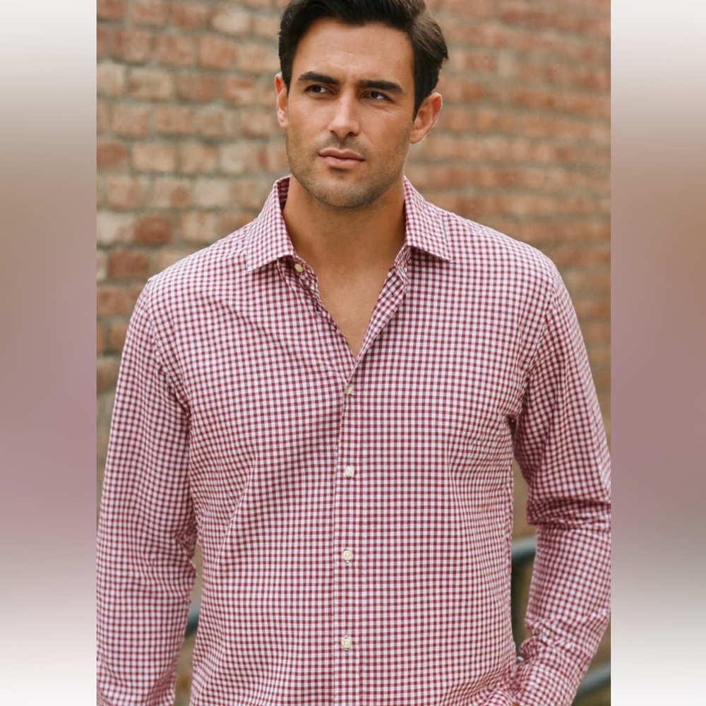 Hugo Boss Christmas Red Checkered men’s shirt size 2X excellent price firm!